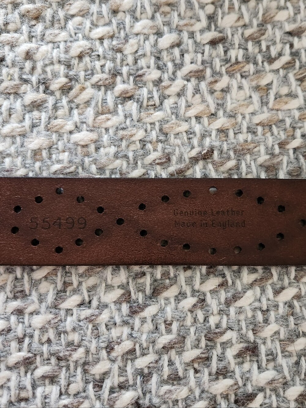 Vintage J. Crew Dark Brown Leather Belt with Silver Buckle - Picture 7 of 8